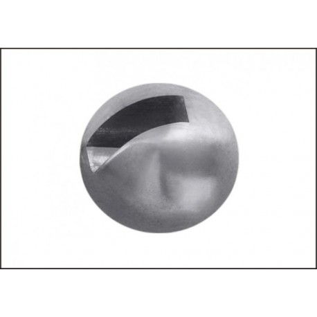 Tungsten Hlavička s drážkou - Stříbrná